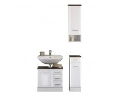Badezimmer Set in Weiß (3-teilig)