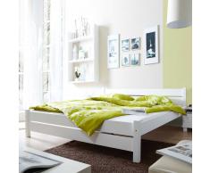 Futonbett in Weiß Kiefer