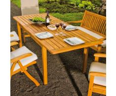 Gartentisch aus Robinie Massivholz ausziehbar