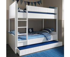 Etagenbett mit Bettschublade mit Bettschubkasten