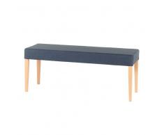 Polsterbank in Blau 120 cm
