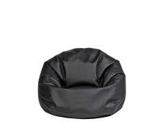 XXL Sitzsack in Schwarz Kunstleder