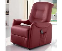 Relaxsessel in Rot mit Aufstehhilfe