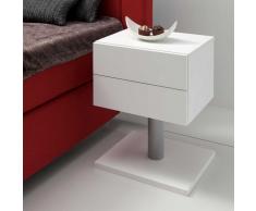 Nachtkonsole für Boxspringbett Weiß