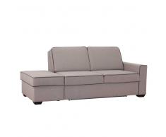 Bettcouch in Beige Webstoff