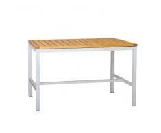 Gartentisch aus Massivholz Aluminium