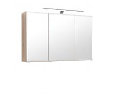 Badezimmer Spiegelschrank in Buche hell 100 cm breit