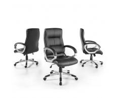 Büro Chefsessel in Schwarz Armlehnen