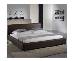 Lederbett in Braun