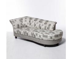 3 Sitzer Sofa in Grau Beige Landhaus