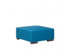 Hocker Blau - Ottomane - Sitzhocker - Sitzwürfel - Fußhocker - Stoff - LUNGO