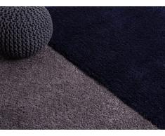 Teppich Dunkelblau - 160x230 cm - Shaggy - Polyester - Läufer - EDIRNE