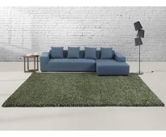 Teppich grün - 300X400 cm - Shaggy - Polyester - OREN