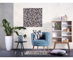 Wandbild - Deko - Wanddeko - Wanddekoration - Teakholz - 84x84 cm - ENVI MULTICOLOR