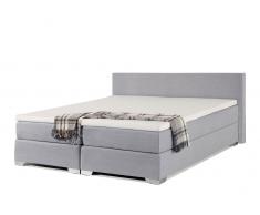 Boxspringbett - 180x200 cm - Polsterbett - PRESIDENT hellgrau