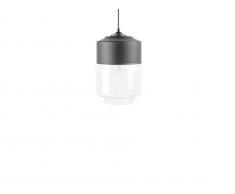 Pendelleuchte aus Glas Transparent Schwarz JURUA