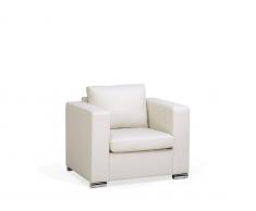 Sessel Beige - Relaxsessel - Fernsehsessel - Ledersessel - Echtleder - HELSINKI