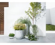 Blumentopf Weiss - Pflanzkübel - Blumenkübel - Übertopf - Schale - 35x35x19 cm - ISEO