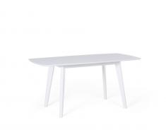 Esstisch Weiss - Küchentisch - Esszimmertisch - Ausziehtisch - 120/160 cm - SANFORD