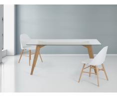 Esstisch - Glas - 180 cm - Küchentisch - Esszimmertisch - Designertisch - HUDSON