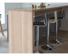 Barhocker Braun - Hocker - Stuhl - Esszimmerstuhl - Küchenstuhl - Sitzhocker - LUCERNE