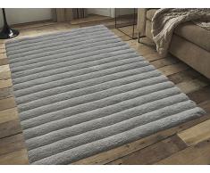 Teppich beige - 160x230 cm - Shaggy - Polyester - MUGLA