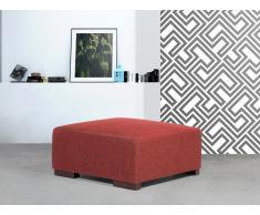 Hocker Rot - Ottomane - Sitzhocker - Sitzwürfel - Fusshocker - LUNGO