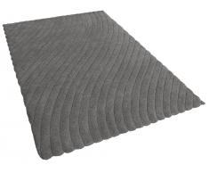 Teppich grau - 160x230 cm - Velours - Polyester -ORDU