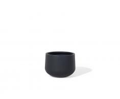 Blumentopf Schwarz - Pflanzkübel - Blumenkübel - Übertopf - 37x37x30 cm - CORRIB