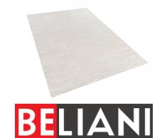Teppich Grau - 120x170 cm - Wolle - Baumwolle - Läufer - Vorlage - SARAY