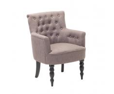 Sessel Grau-Braun - Relaxsessel - Fernsehsessel - Chefsessel - Polstersessel - ALESUND
