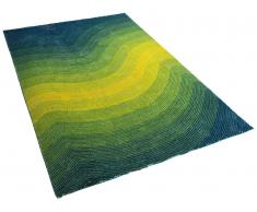 Teppich türkis - 160x230 cm - Shaggy - Polyester - EFEZ
