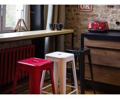 Barhocker Rot - Hocker - Sitzhocker - Barstuhl - Badhocker - 40x40x60 cm - CABRILLO
