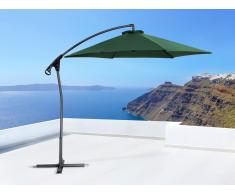 Sonnenschirm Grün – Ampelschirm Rund ø 290 cm – Sonnenschutz – Metallschirm - ASTI II