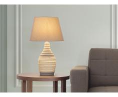 Tischlampe braun - Leselampe - Nachttischlampe - Tischleuchte - Beleuchtung - TORMES