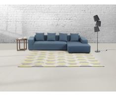 Teppich grau-gelb - 160x230 cm - Polyester - ANTALYA