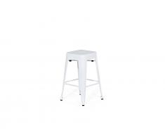 Barhocker Weiss - Hocker - Sitzhocker - Barstuhl - Badhocker - 40x40x60 cm - CABRILLO