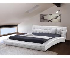 Wasserbett inkl. Wasserbettheizung, Wasserbettüberzug - 160x200 cm - LILLE weiss