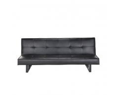 Schlafsofa / Schlafcouch - Bettsofa / Bettcouch Derby schwarz