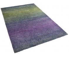Teppich Blau-violett - 80x150 cm - Shaggy - Polyester - SOMA