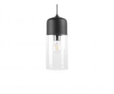 Pendelleuchte aus Glas Transparent Schwarz PURUS