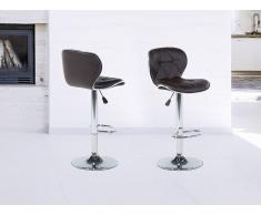Barhocker Braun - Hocker - Stuhl - Esszimmerstuhl - Küchenstuhl - Sitzhocker - VALETTA