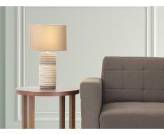 Tischlampe braun - Leselampe - Nachttischlampe - Tischleuchte - Beleuchtung - NAVIA
