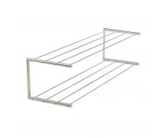 Nova Shoe Shelf 2 Schuhregal satiniert