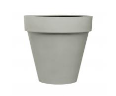 Stonefiber Pot mit Rand XL grau