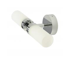 Pisa Doublewall Wandleuchte chrom