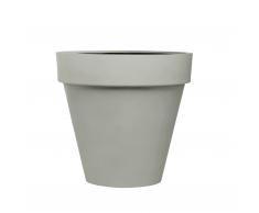 Stonefiber Pot mit Rand L grau