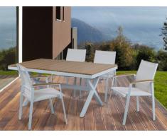 SALE - Gartenmöbel Essgruppe Aluminium PADANG (5-tlg.)