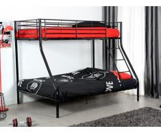 SALE - Etagenbett Elevatio III - 90x190 / 140x190 - Schwarz