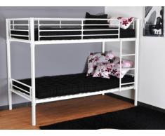 Etagenbett Duotis II mit Bettboden - 2x 90x190cm - Weiß